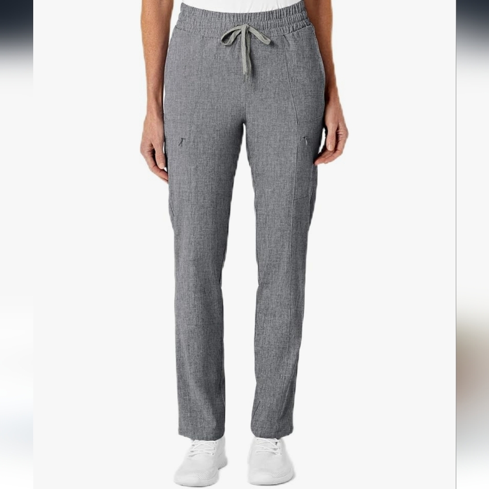 WonderWink Gray Skinny Scrubs Side Pockets And Utility Pockets Comfort 1xP